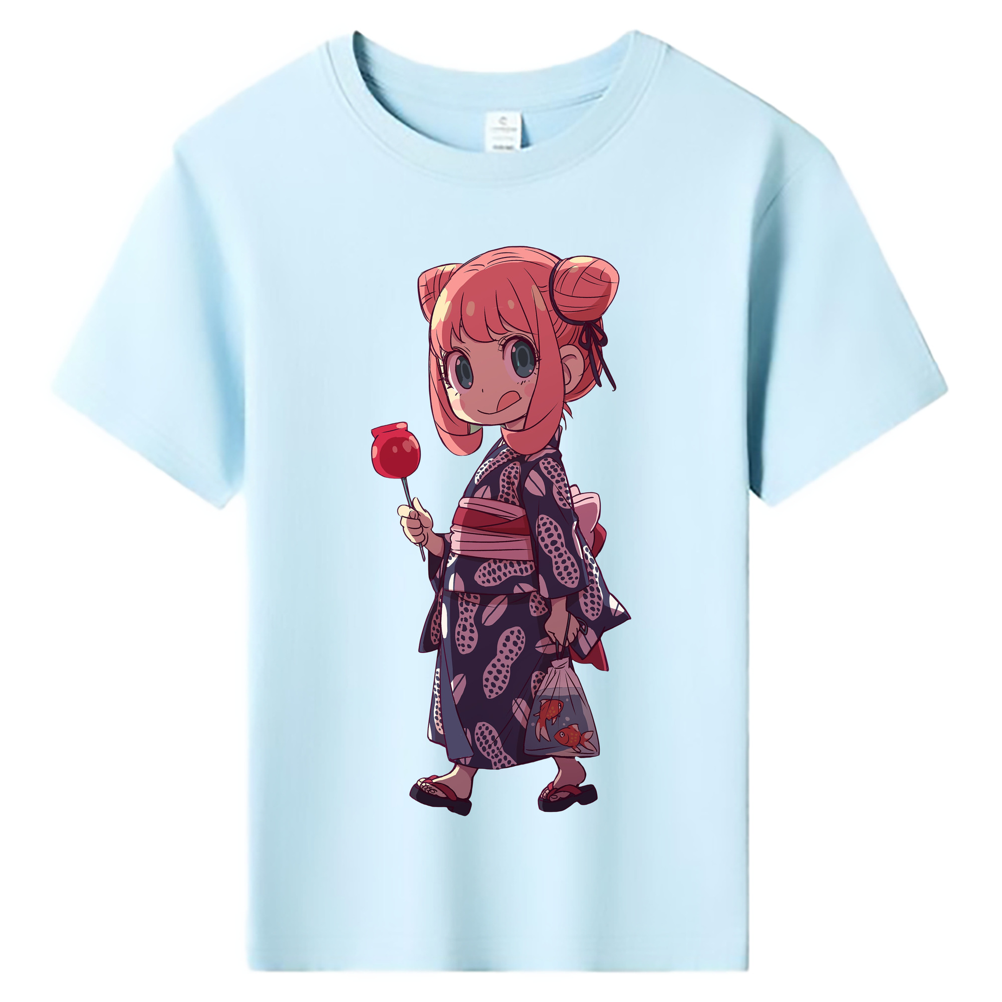 （画像用） SPY×FAMILY间谍家家酒 綿100％キッズTシャツ（フロントプリント）